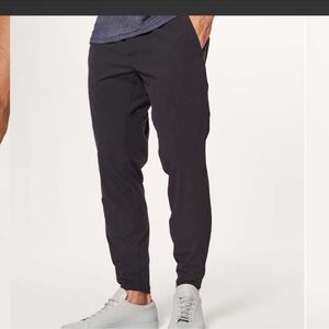 Worn Once! LULULEMON In Mind Men's Black Slim Pants Size Medium